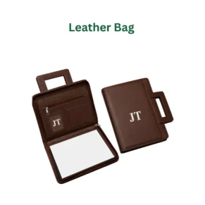 custmized leather folder