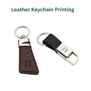 promotional leather keychain